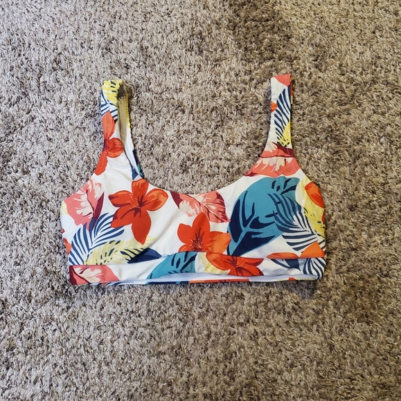 Women's Tropical Bathing Suit Top - Picture 1 of 3